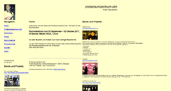 Desktop Screenshot of proberaumzentrum-ulm.de